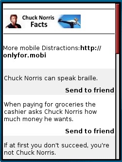 Chuck Norris Facts Mobile