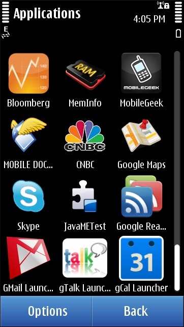 App de Google Reader con look de iPhone para Symbian