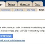 Blogger in Draft - Mobile Templates
