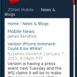 ZDNet Mobile News Blog