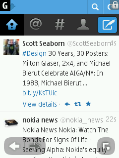 Twitter - Nokia S40 Browser